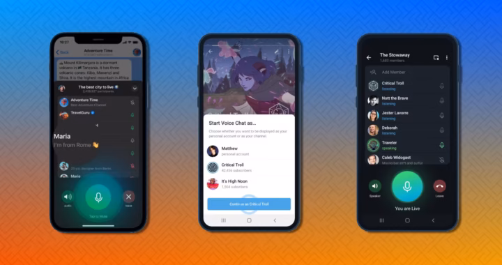 як записати голосове повідомлення в телеграм