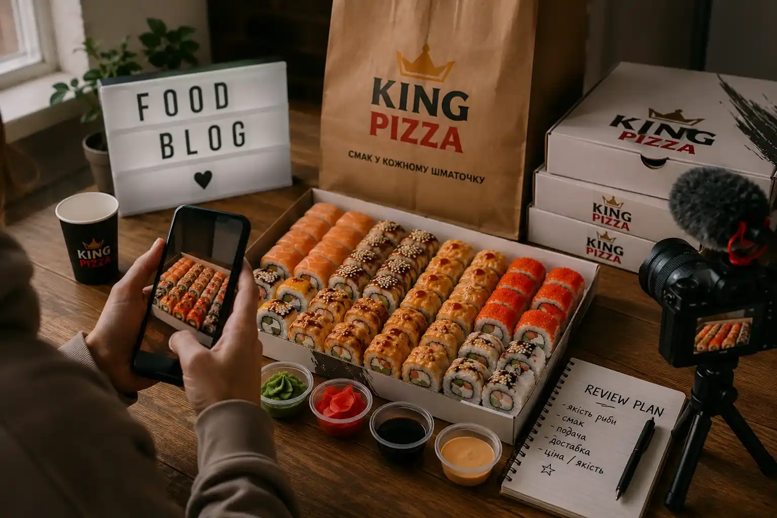 Чому я вирішив зробити огляд ролів King Pizza